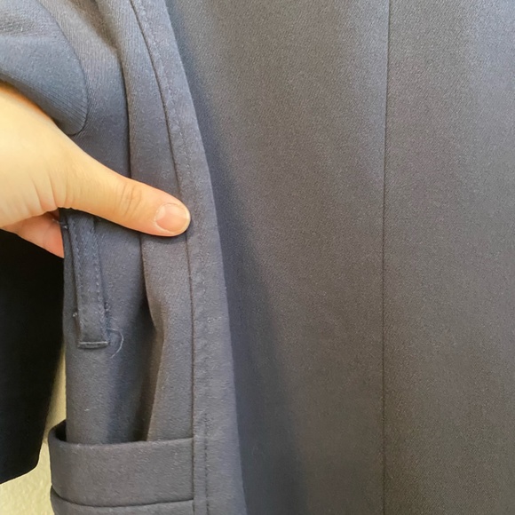 H & M Navy Quarter Length Sleeve Jacket - Picture 10 of 13